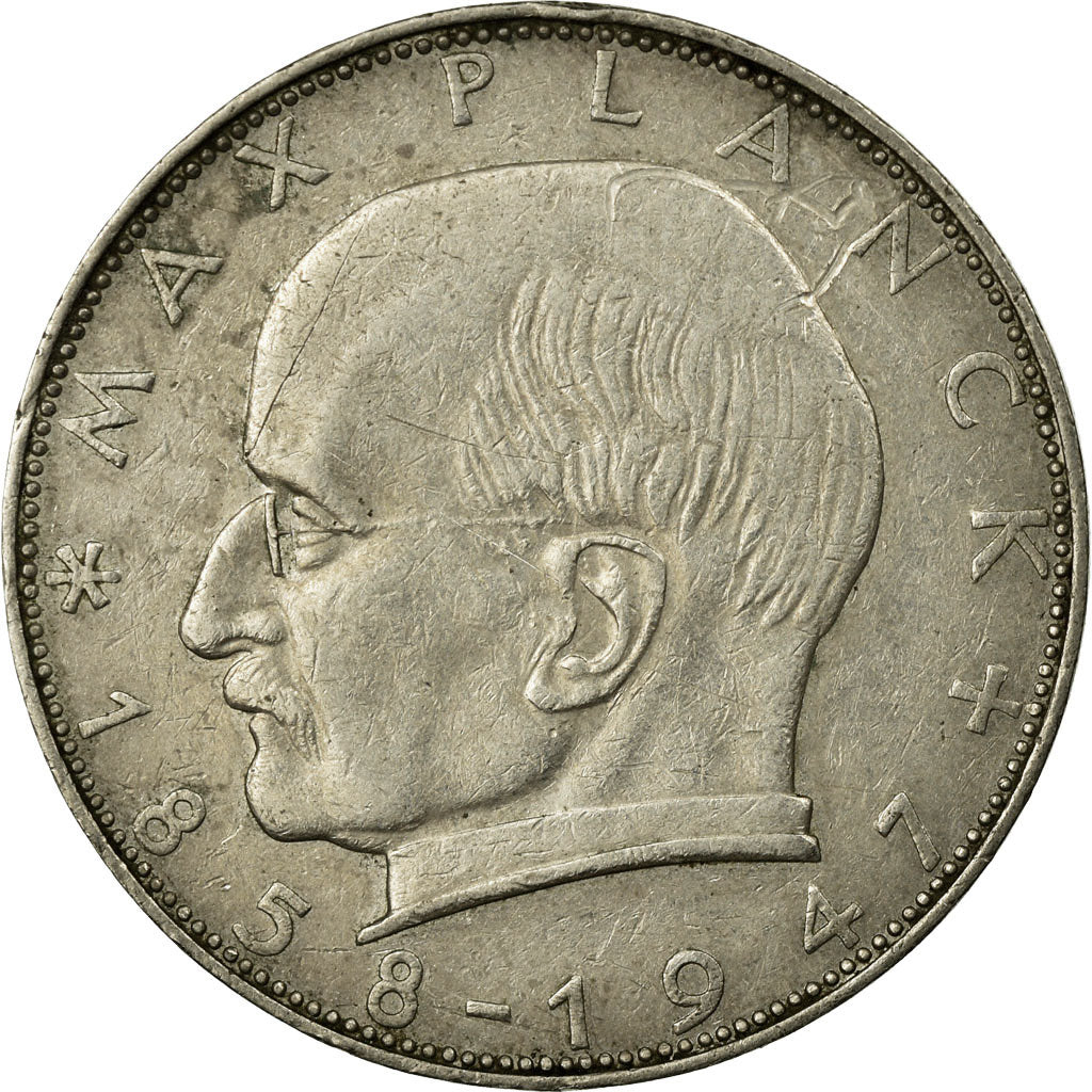 Monnaie, République fédérale allemande, 2 Mark, 1960, Karlsruhe, TTB