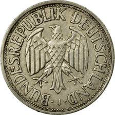 Coin, GERMANY - FEDERAL REPUBLIC, Mark, 1957, Hambourg, EF(40-45)