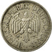 Coin, GERMANY - FEDERAL REPUBLIC, Mark, 1957, Hambourg, EF(40-45)