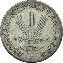 Coin, Hungary, 20 Fillér, 1953, Budapest, VF(20-25), Aluminum, KM:550