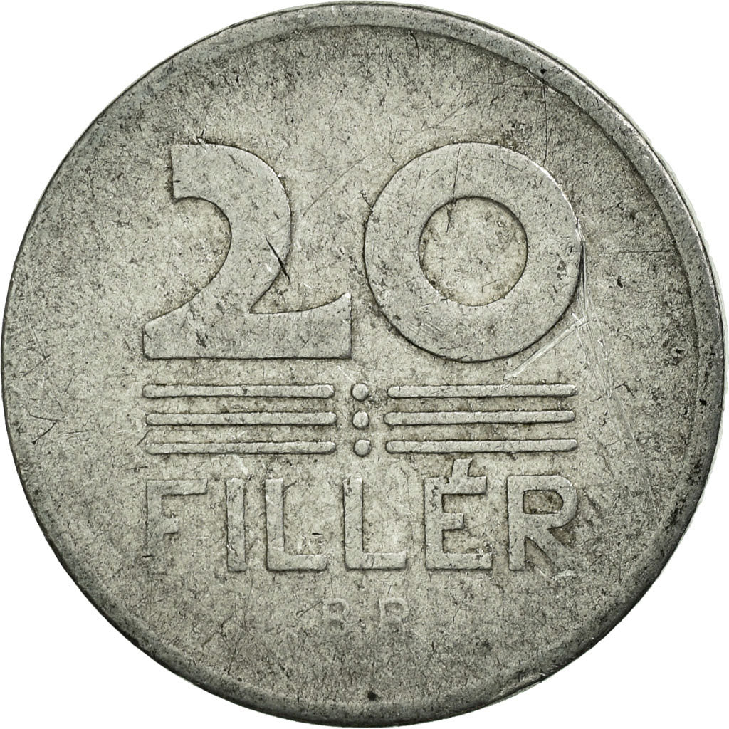 Coin, Hungary, 20 Fillér, 1953, Budapest, VF(20-25), Aluminum, KM:550