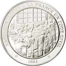 FRANCE, History, French Fifth Republic, Medal, MS(65-70), Silver, 44, 38.00