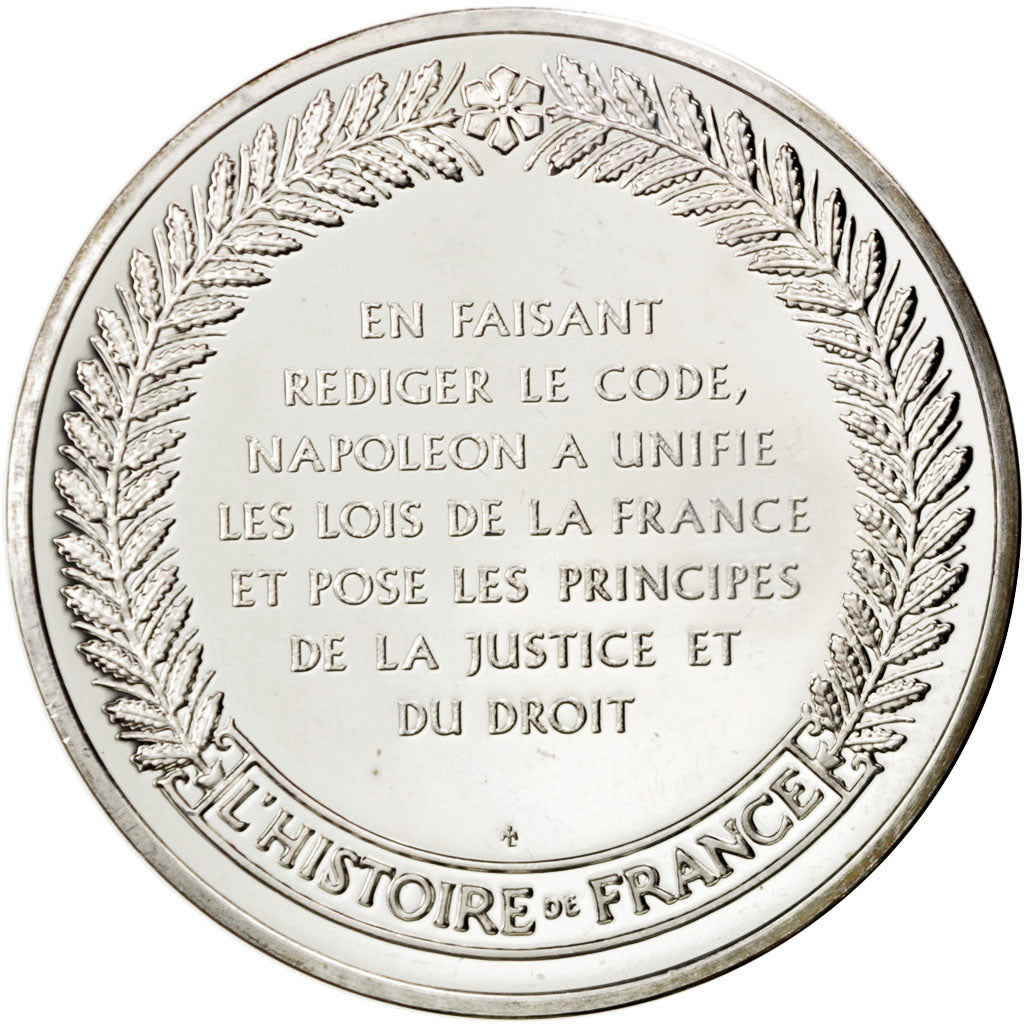FRANCE, History, French Fifth Republic, Medal, MS(65-70), Silver, 44, 38.00