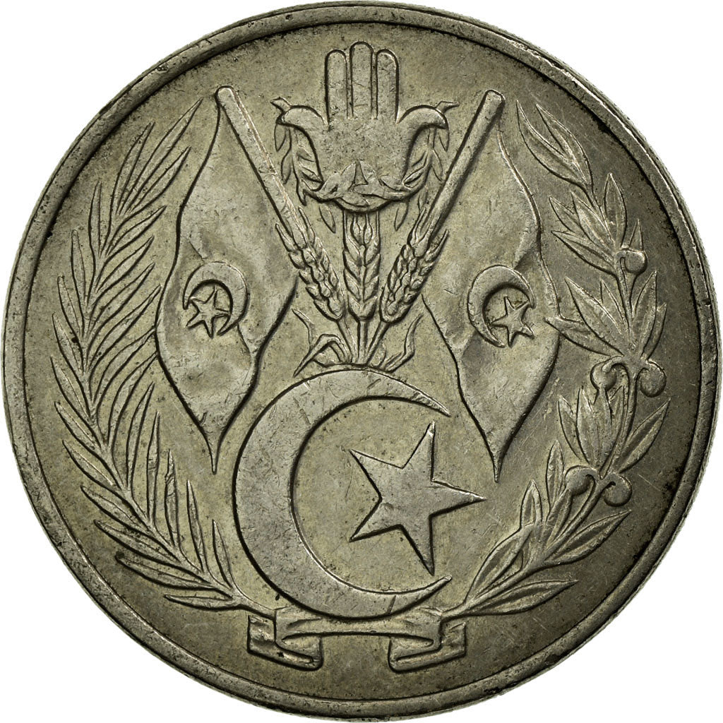 Coin, Algeria, Dinar, 1964/AH1383, Paris, EF(40-45), Copper-nickel, KM:100