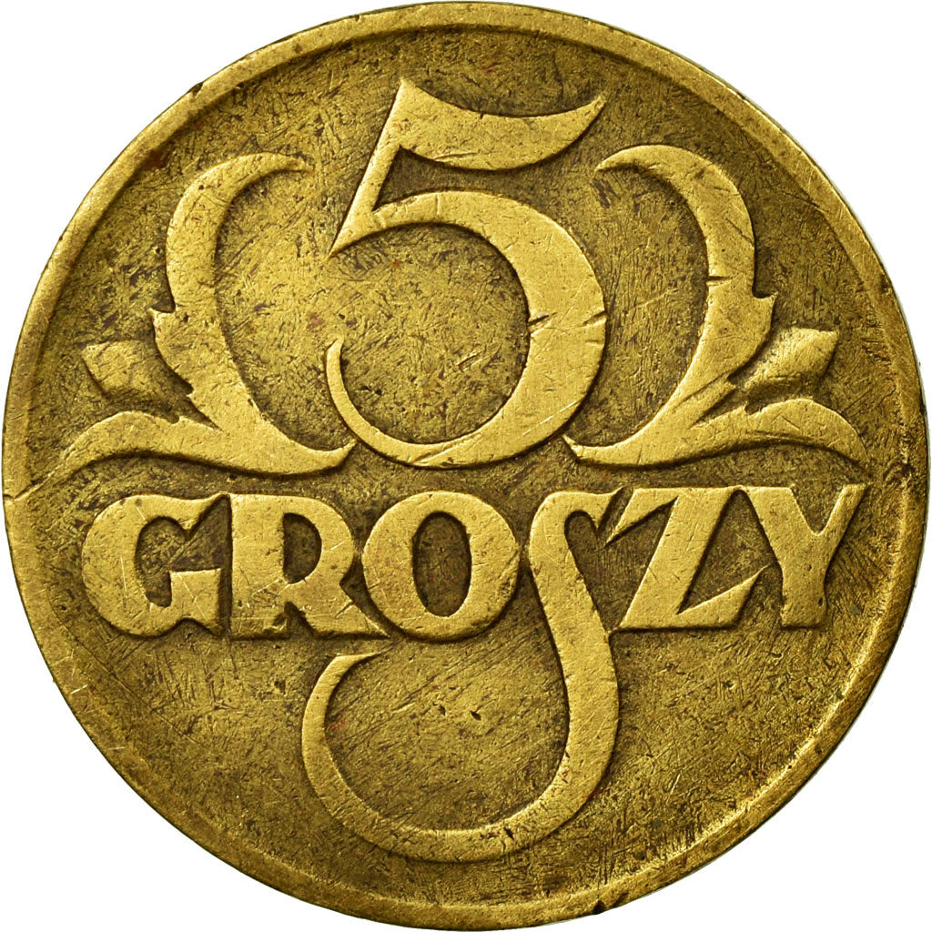 Monnaie, Pologne, 5 Groszy, 1923, Warsaw, TTB, Laiton, KM:10