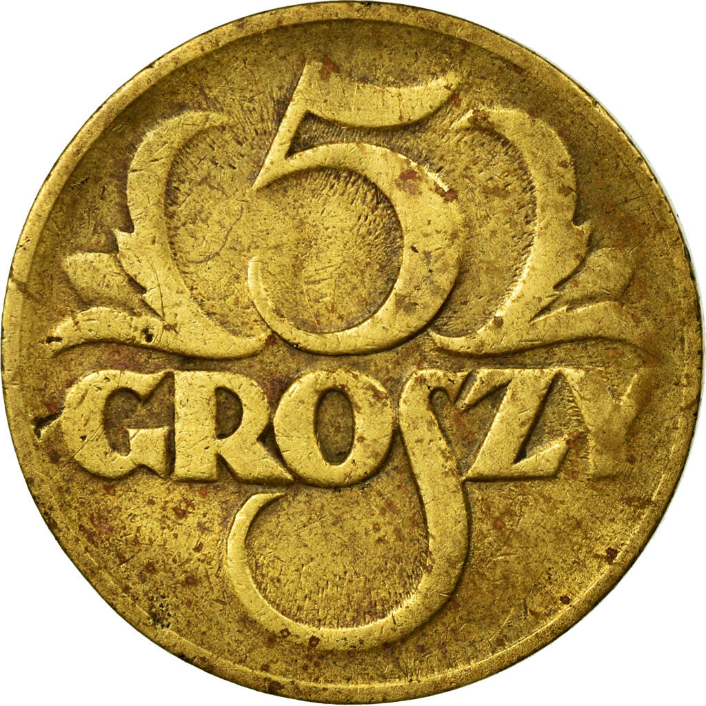 Monnaie, Pologne, 5 Groszy, 1923, Warsaw, TB+, Laiton, KM:10