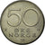Coin, Norway, Olav V, 50 Öre, 1987, AU(55-58), Copper-nickel, KM:418