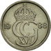 Coin, Sweden, Carl XVI Gustaf, 10 Öre, 1988, EF(40-45), Copper-nickel, KM:850
