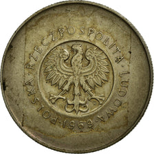Moneda, Polonia, 10 Zlotych, 1969, Warsaw, BC, Cobre - níquel, KM:61