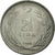 Munten, Turkije, 2-1/2 Lira, 1964, ZF, Stainless Steel, KM:893.1