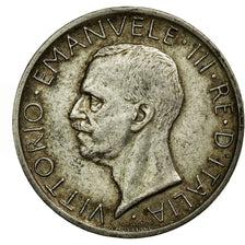 Coin, Italy, Vittorio Emanuele III, 5 Lire, 1929, Rome, EF(40-45), Silver