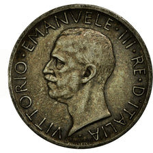 Coin, Italy, Vittorio Emanuele III, 5 Lire, 1927, Rome, EF(40-45), Silver