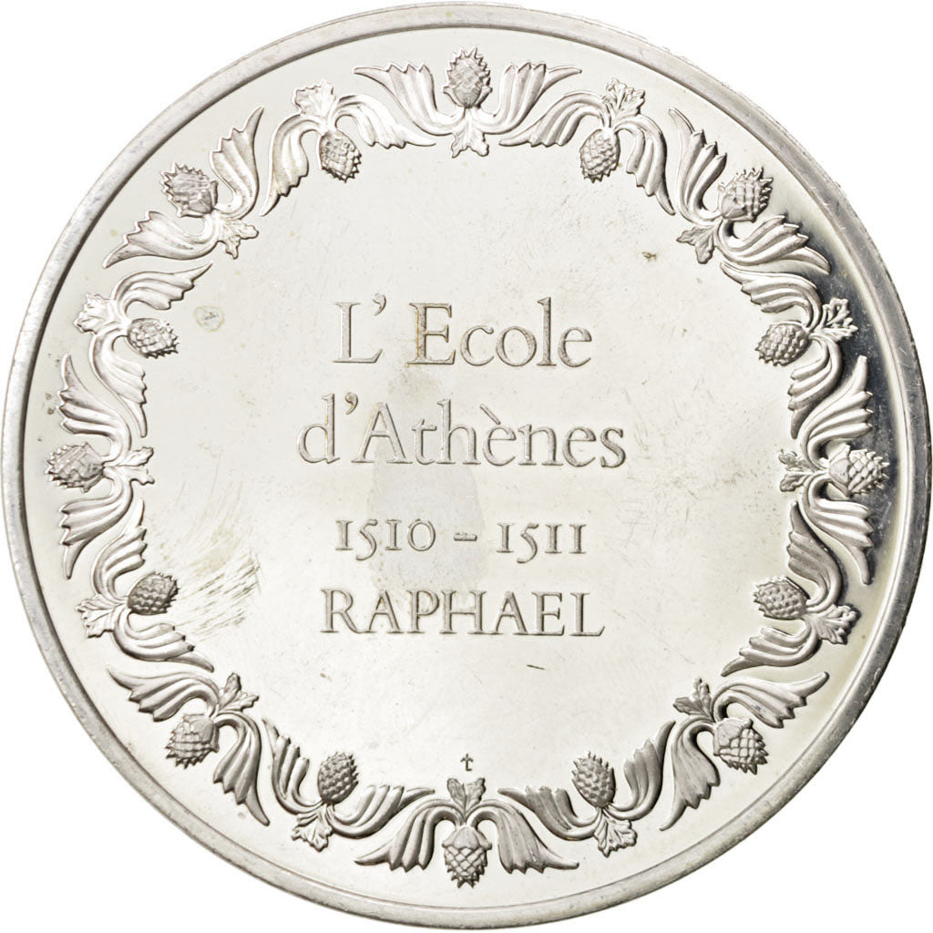 FRANCE, Arts & Culture, French Fifth Republic, Medal, MS(60-62), Silver, 50,...