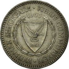 Coin, Cyprus, 100 Mils, 1963, EF(40-45), Copper-nickel, KM:42