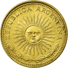 Coin, Argentina, Peso, 1975, EF(40-45), Aluminum-Bronze, KM:69