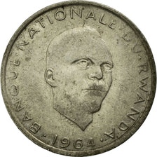 Coin, Rwanda, Franc, 1964, EF(40-45), Copper-nickel, KM:5