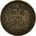 Coin, Austria, Franz Joseph I, 2 Heller, 1902, EF(40-45), Bronze, KM:2801