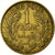 Moneta, Tunisia, Anonymous, Franc, 1921/AH1340, Paris, EF(40-45)