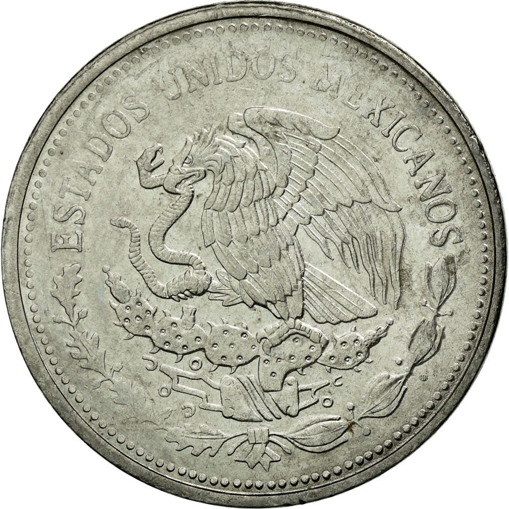 Moneta, Mexico, Peso, 1986, Mexico City, MS(63), Stal nierdzewna, KM:496