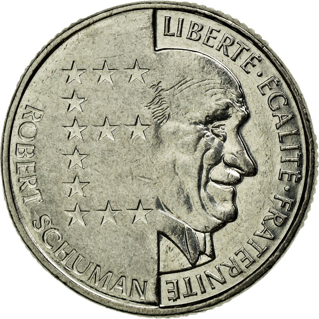 Coin, France, Schumann, 10 Francs, 1986, Paris, AU(55-58), Nickel, KM:958
