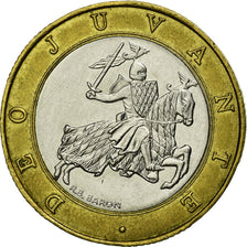 Coin, Monaco, Rainier III, 10 Francs, 1989, EF(40-45), Bi-Metallic, KM:163