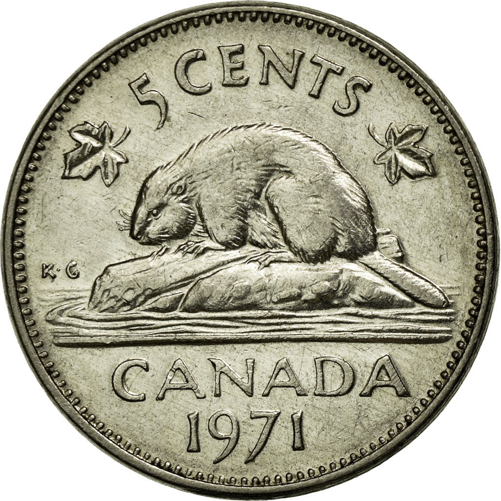 Münze, Kanada, Elizabeth II, 5 Cents, 1971, Royal Canadian Mint, Ottawa, SS