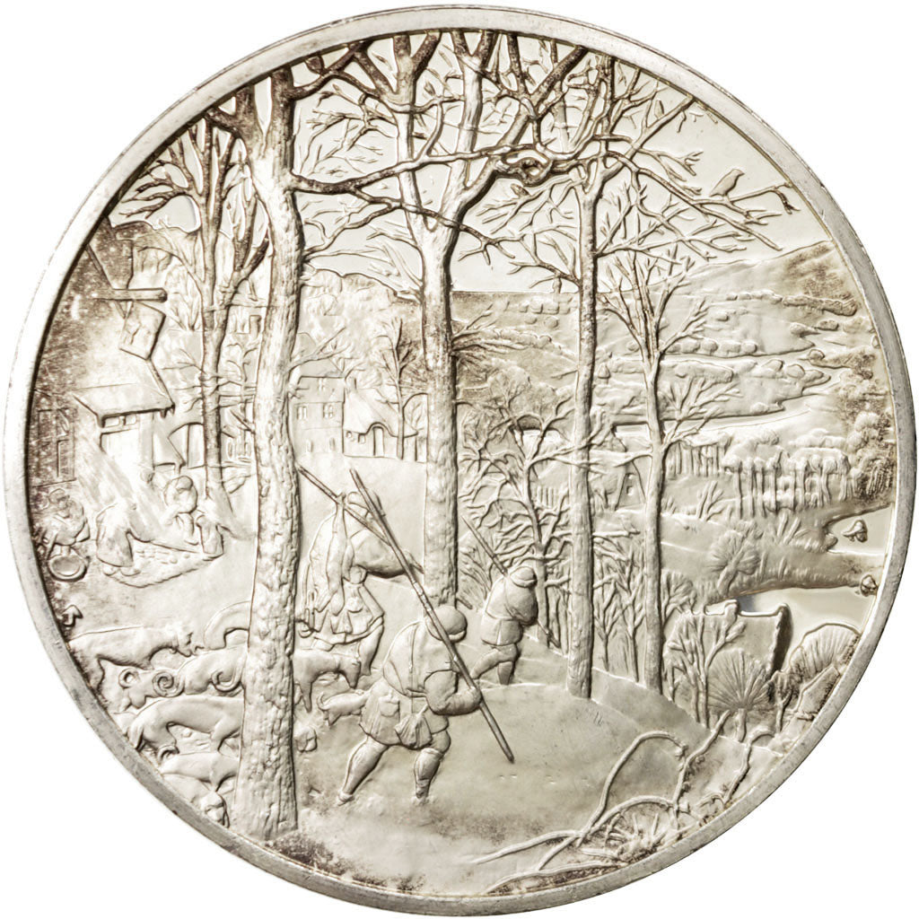 FRANCE, Arts & Culture, French Fifth Republic, Medal, MS(60-62), Silver, 50,...