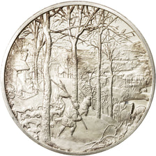 FRANCE, Arts & Culture, French Fifth Republic, Medal, MS(60-62), Silver, 50,...