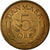Coin, Denmark, Frederik IX, 5 Öre, 1971, Copenhagen, EF(40-45), Bronze
