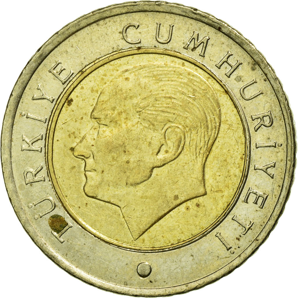 Monnaie, Turquie, 50 Kurus, 2009, TB+, Bi-Metallic, KM:1243