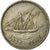 Coin, Kuwait, Jabir Ibn Ahmad, 20 Fils, AH 1382/1962, EF(40-45), Copper-nickel