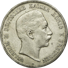 Coin, German States, PRUSSIA, Wilhelm II, 5 Mark, 1907, Berlin, EF(40-45)