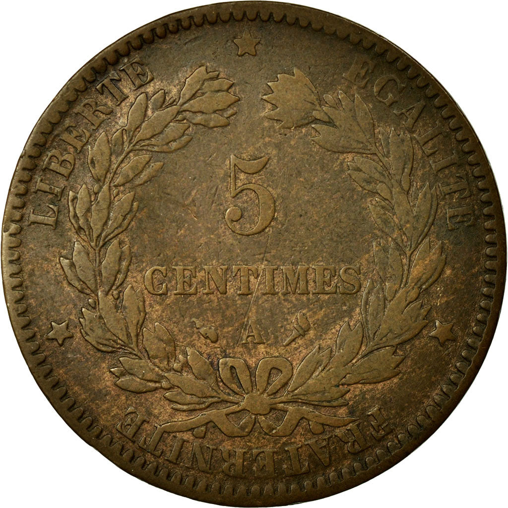 Coin, France, Cérès, 5 Centimes, 1898, Paris, VF(30-35), Bronze, KM:821.1