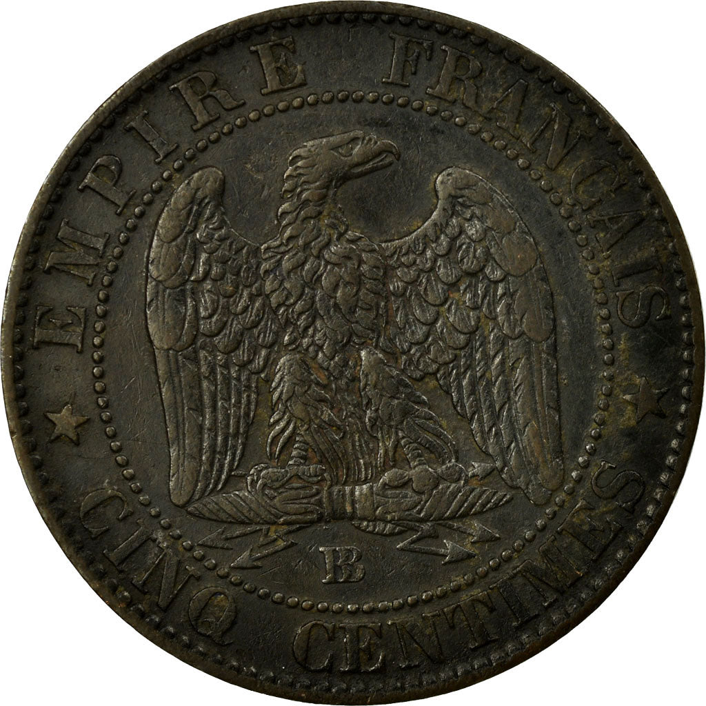 Coin, France, Napoleon III, Napoléon III, 5 Centimes, 1854, Strasbourg