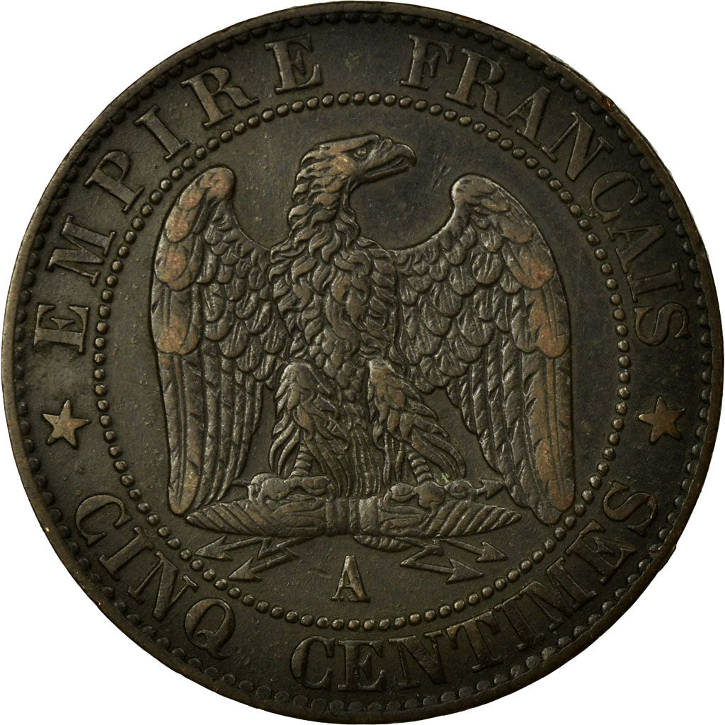 Coin, France, Napoleon III, Napoléon III, 5 Centimes, 1854, Paris, EF(40-45)