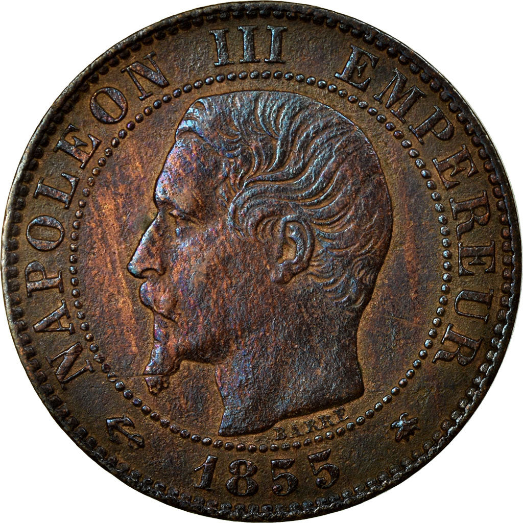 Coin, France, Napoleon III, Napoléon III, 5 Centimes, 1855, Strasbourg