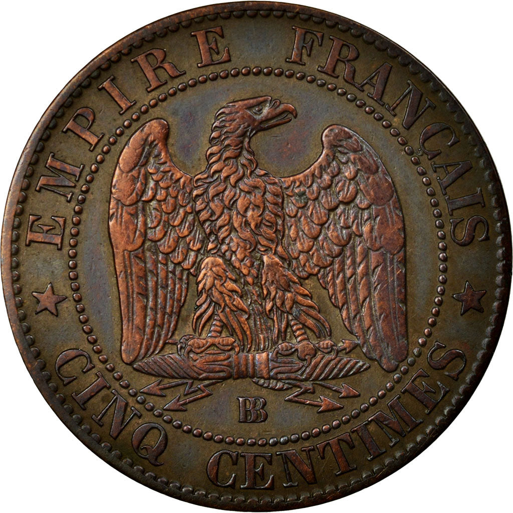 Coin, France, Napoleon III, Napoléon III, 5 Centimes, 1862, Strasbourg
