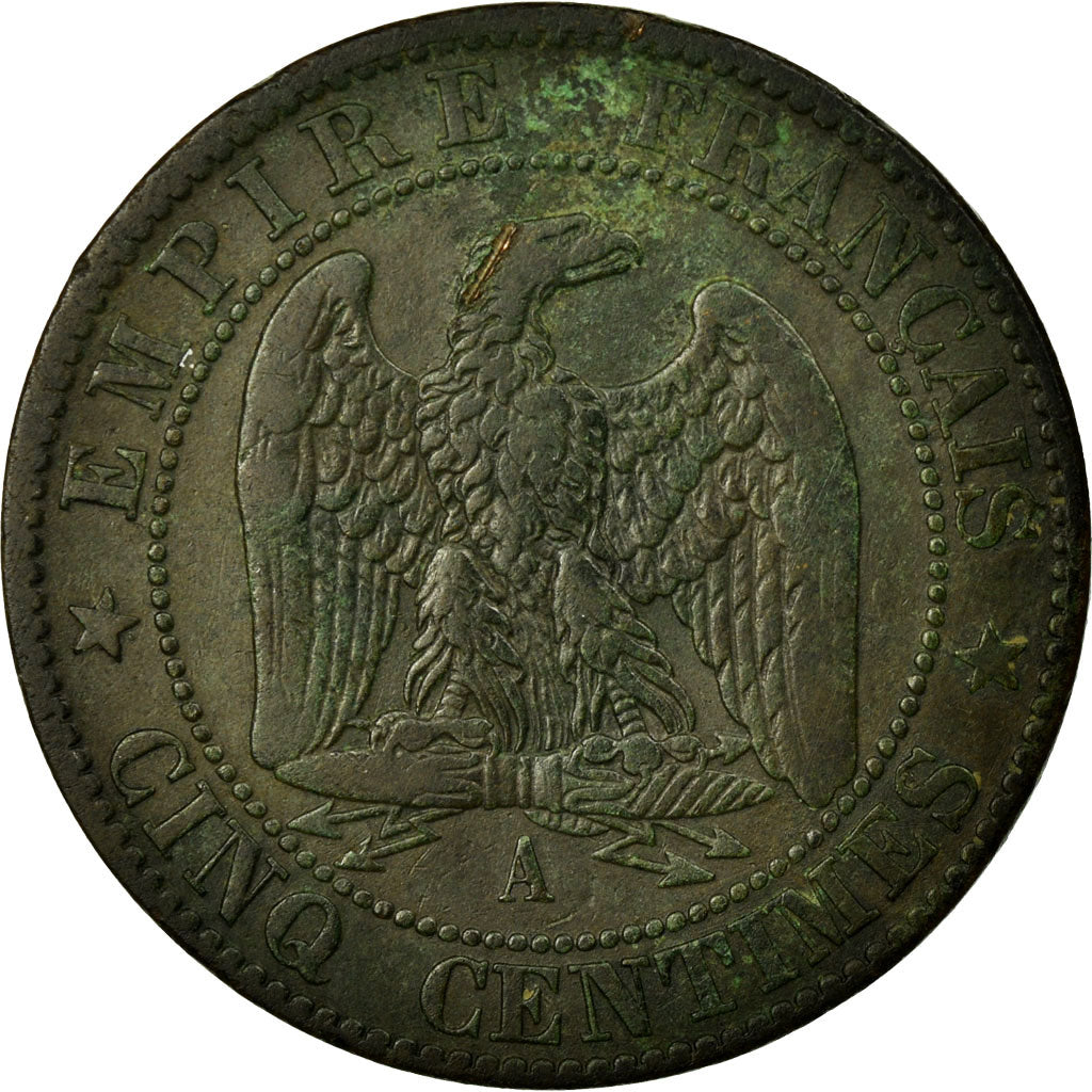 Munten, Frankrijk, Napoleon III, Napoléon III, 5 Centimes, 1862, Paris, FR