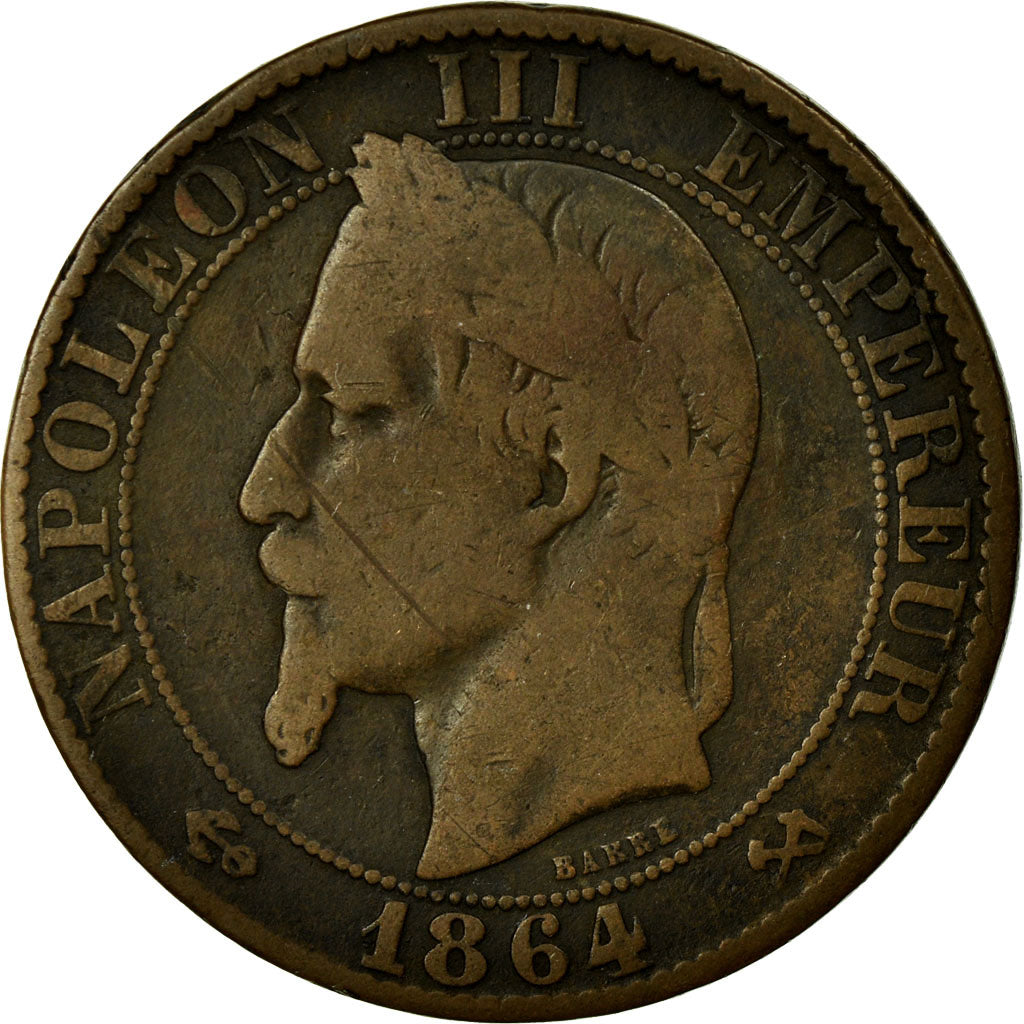 Coin, France, Napoleon III, Napoléon III, 5 Centimes, 1864, Bordeaux