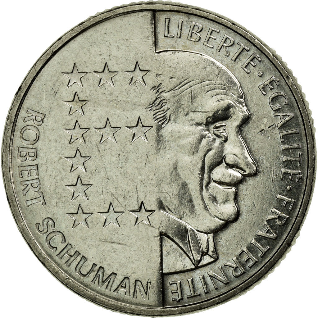 Moeda, França, Schumann, 10 Francs, 1986, Paris, EF(40-45), Níquel, KM:958