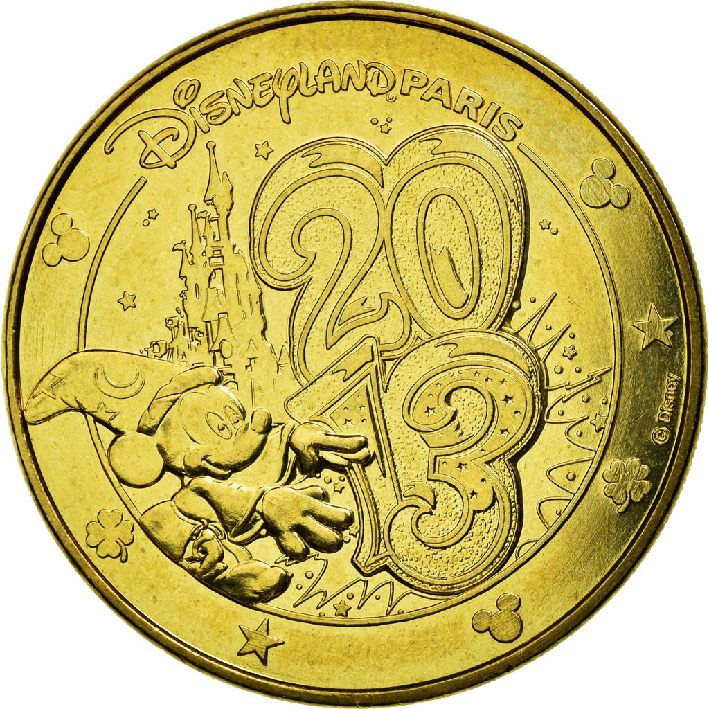 France, Token, Touristic token, Disneyland n°31 - Mickey 2013, Arts & Culture