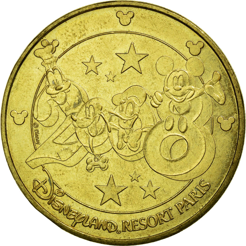 France, Token, Touristic token, Disneyland n° 15 - Mickey - EVM2, Arts &