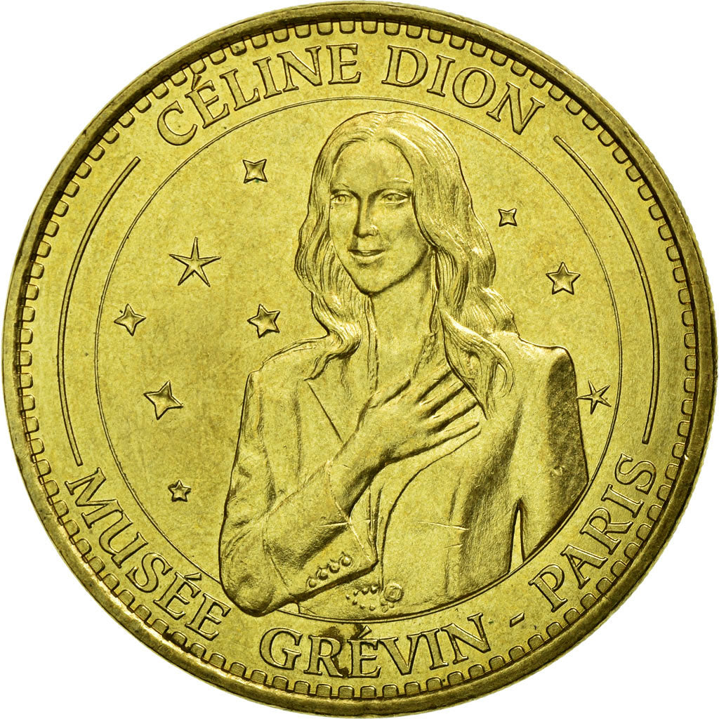 Francia, Token, Touristic token, 75/ Paris - Musée Grévin - Céline Dion, Arts