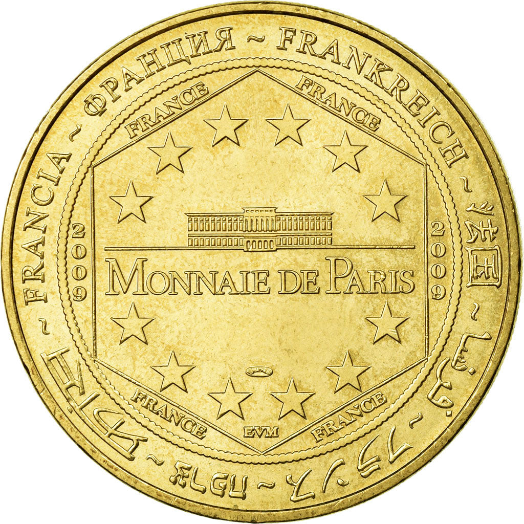Francia, Token, Touristic token, Le-Mont-Saint-Michel - vue générale n°2