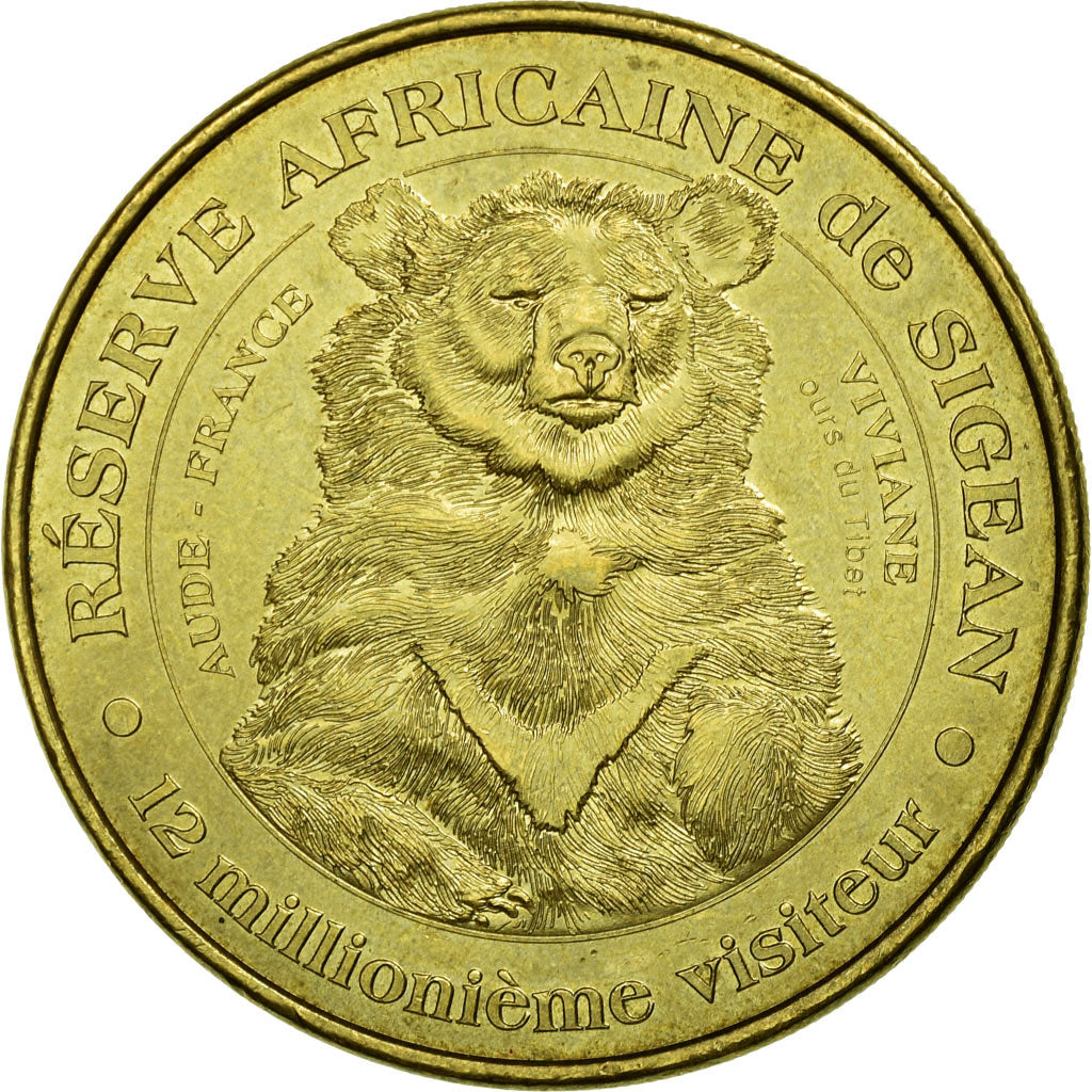 France, Jeton, Jeton Touristique, Sigean - Réserve n°18, Arts & Culture, 2013