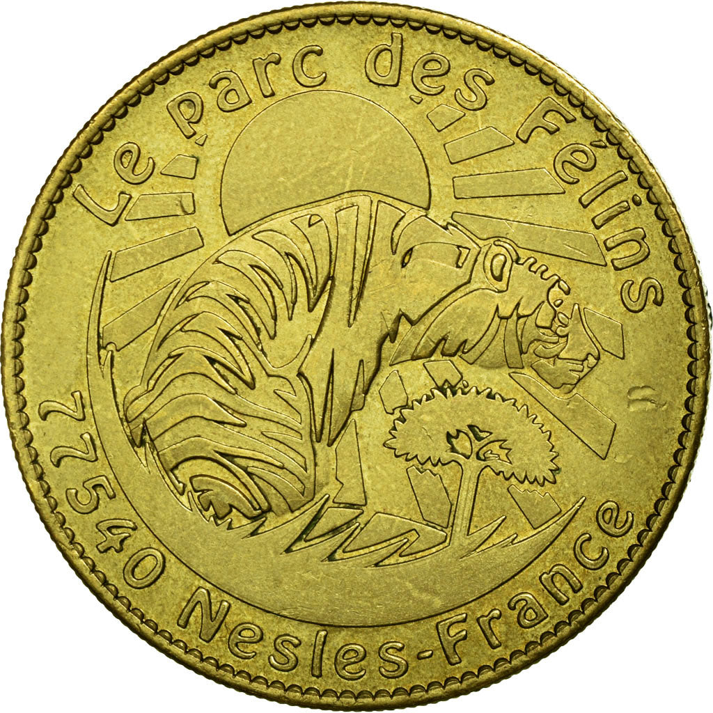 Francia, Token, Tourist Token, Nesles - Le parc des félins, 2011, Arthus