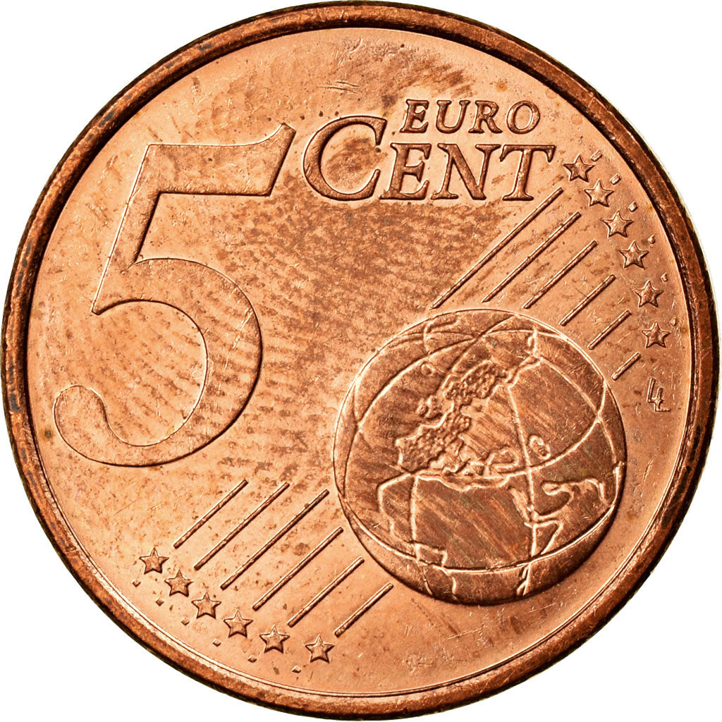 Monaco, 5 Euro Cent, 2001, MS(63), Copper-nickel, Gadoury:MC 174