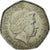 Coin, Great Britain, Elizabeth II, 50 Pence, 2002, EF(40-45), Copper-nickel