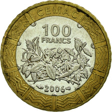 Coin, Central African States, 100 Francs, 2006, Paris, EF(40-45), Bi-Metallic