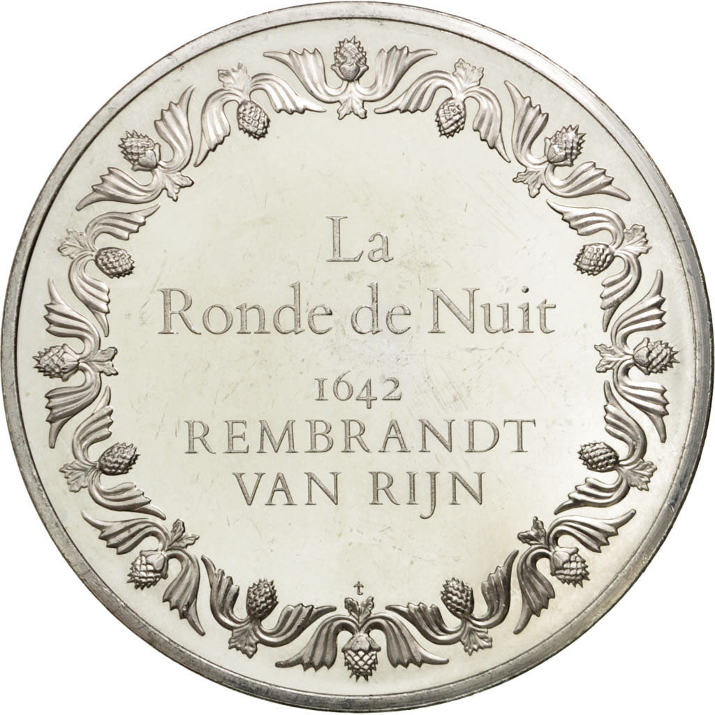 FRANCE, Arts & Culture, French Fifth Republic, Medal, MS(60-62), Silver, 50,...